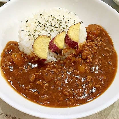 豚ひき肉とさつまいもカレー